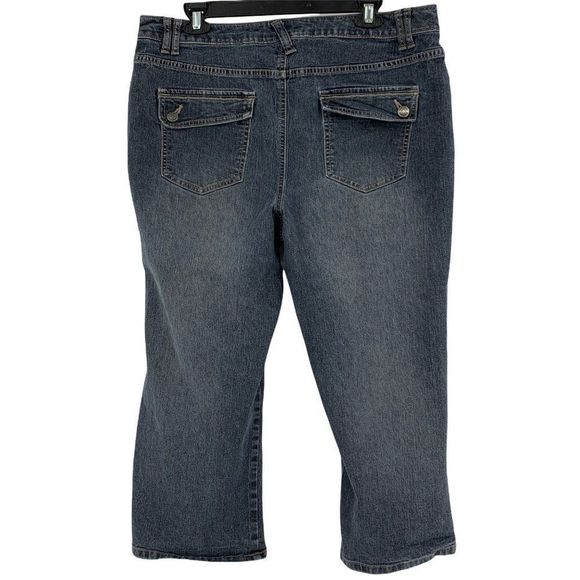 Women’s Sonoma Crop Jeans Luxury High Rise Size 16 Comfort 0384 - Picture 5 of 5